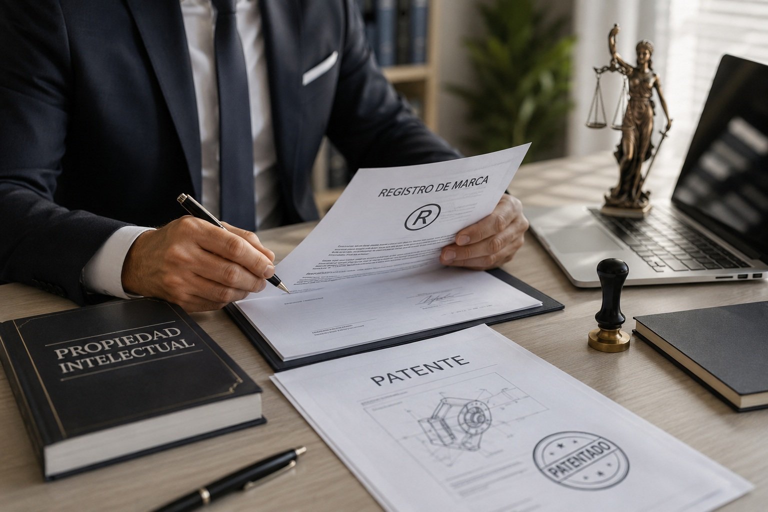 Registro de marcas y patentes